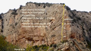 Sant Llorenç de Montgai - Paret de la Formiguera - Via Verd Glaç - 22/11/2022 