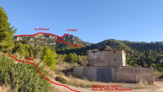 La fossa del mas de santa magdalena - la picossa (100 cims)