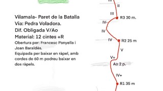 Solsonès - Vilamala - Paret de la Batalla - Via Pedra Voladora - 07/05/2022
